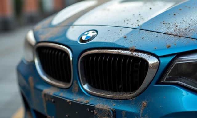 BMW vor der Reinigung